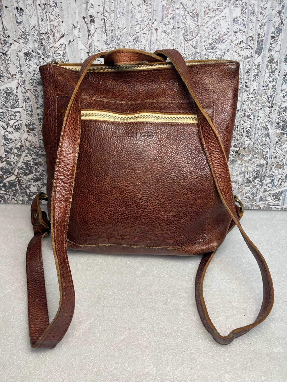 Portland Leather Goods Handmade Leather Backpack